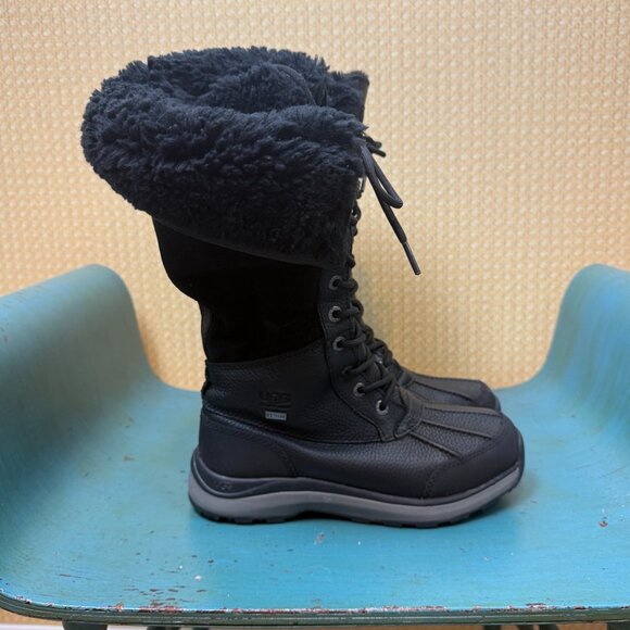UGG Black Adirondack III Waterproof Tall Boot (Women) - Size - 6 - Picture 7 of 10